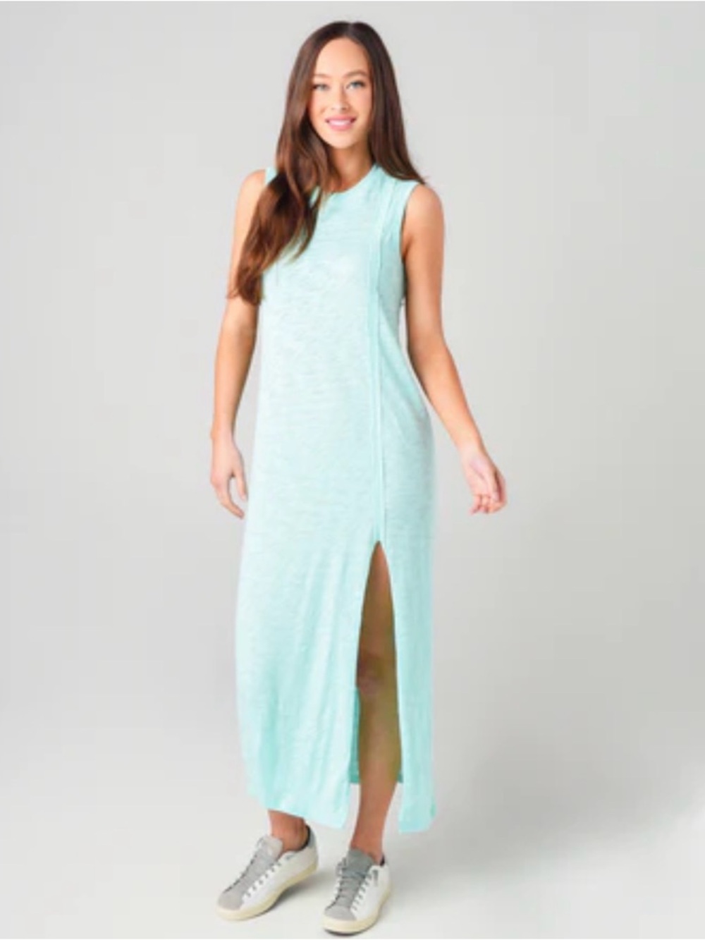 ATM Anthony Thomas Melillo Slub Jersey Muscle Tank Dress - XS